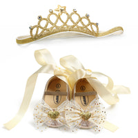 Baby Soft-soled Toddler Shoe Headwear 2-piece Set