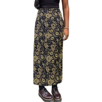 Retro High-waisted Figure-flattering Skirt