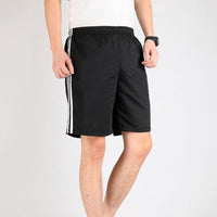 Men's Sporty Casual Shorts Patchwork Cropped Trousers