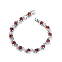 Women's Round-shaped Zircon-inlaid Bracelet