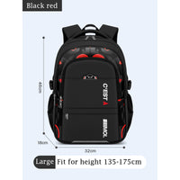 Lightweight Multi-compartment Children's School Bag Casual Student Backpack