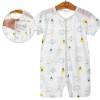 Summer thin long-sleeved newborn baby romper