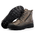 Winter leather Martin boots plus velvet non-slip breathable men's shoes