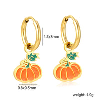 Niche Design Drop Oil Earrings