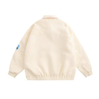 Cartoon Embroidered Casual Jacket For Men