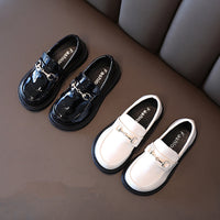 Girls Fashion British Children's Single-layer Shoes