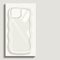 Two-in-one Wave Pattern Transparent Phone Case