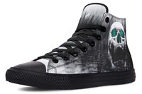 Printed Couple High Top Canvas Shoes