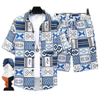 Men's Casual Sports Cool Shorts Two-piece Set