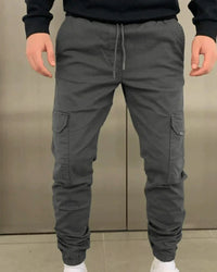 Men's Multi-pocket Drawstring Leisure Japanese Overalls