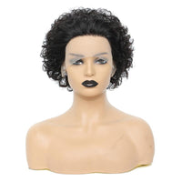 Women's Fashion Front Lace African Small Curly Wig