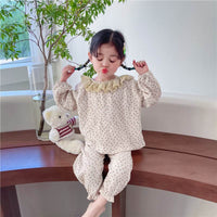 Pastoral Style Korean Girl Floral Home Service