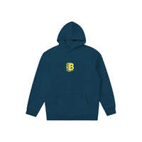 Fashion Printing Velvet Padded Hooded Sweatshirt