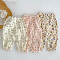 Versatile Floral Cotton Pants Mosquito Prevention