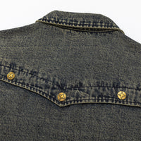 Punk High Street Design Sense Niche Tooling Denim Jacket Autumn