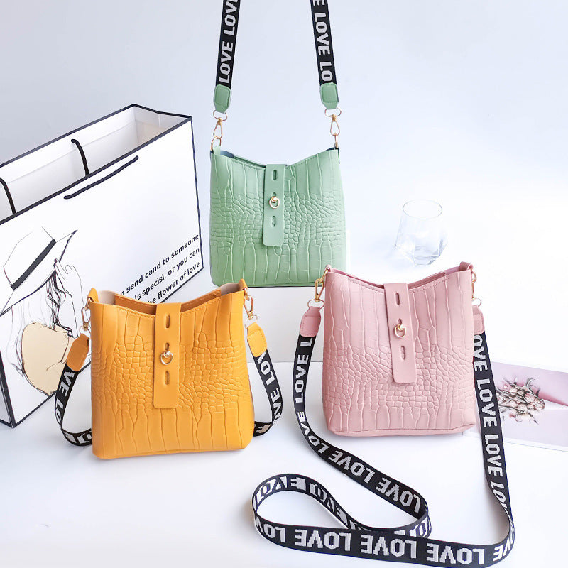 Bucket Bag Large Capacity Shoulder Messenger