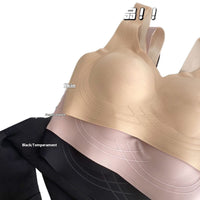 Glossy Modal Plus Size Wireless Thin Underwear