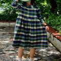 Womens Embroidery Patchwork Figure-flattering Shirt Dress