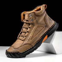 Hand Sewn Ankle Boots With Flat Straps And Casual Shoes