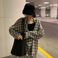Loose All-matching Student Japanese-style Retro Hong Kong Style Long Sleeve Top