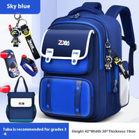 Schoolbag Boy Elementary School Students Three Four To Six Grade