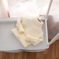 Boys And Girls Turtleneck Solid Color Bottoming Shirt