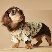 Printed Shirt Dachshund Schnauzer Teddy Bichon Maltese Clothes
