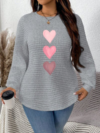 New Arrival Printed Crewneck Long-sleeve Winter Top