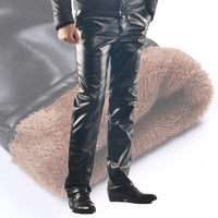 Oil-proof, Wind-proof And Warm Motorcycle Leather Pants
