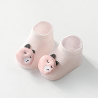 Children's Socks  Cartoon Animal Accessories Baby Socks  Dispensing Non-slip Glue