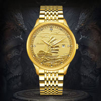 Smooth Sailing Calendar Night Light Waterproof Men's Watch