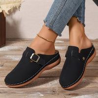 Lightweight Outdoor Casual Wedge Closed Toe Slippers For Women