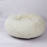 Small Dogs Round Plush Cat Litter Kennel Pet Nest Mat Puppy Beds