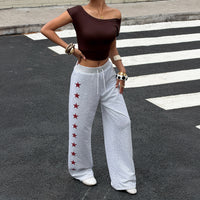 Simple Versatile Straight-leg Trousers For Women