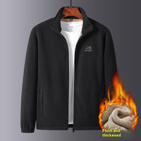 Men's Outdoor Fleece-lined Thick Warm Jacket
