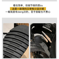 Womens Chunky-Soled Elevator Dr Sandals