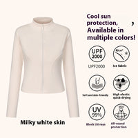 Sports Yoga Jacket Women's Long-sleeved Outdoor Sun-proof Workout Clothes