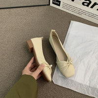 Women's Mary Jane Shoes For Fairy Style Matching Dresses, New Spring 2026 Style, Low-Cut Slip-On Flats