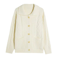 Outerwear Loose Casual Stretch Long Sleeve Sweater