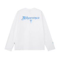 High-end Top American High-street Letter-embroidered Long-sleeve T-shirt For Men
