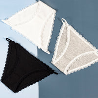 Lace Temptation Sexy Low Waist Thin Strap Girly Panties