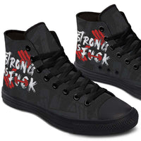 Printed Couple High-top Canvas Shoes