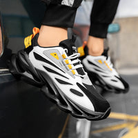 Leisure Sports Mesh Breathable Thick Sole Height Increasing Men's Shoes