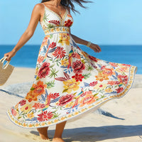 Women's Strap Print Casual Dress