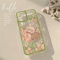 Painted Transparent Silicone Shockproof Phone Case