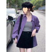 Womens Elegant Relaxed-fit Casual Shirt