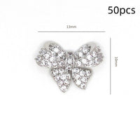 Bow Zircon Nail Ornament Zircon