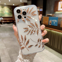 Laser Leaf Mobile Phone Protective Shell