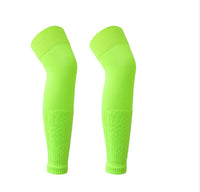 Over-the-knee Soccer Socks With Leg Guards For Fall And Winter
