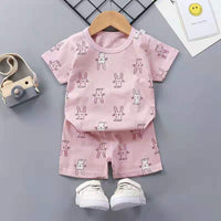 Children's Short Sleeve Shorts Suit